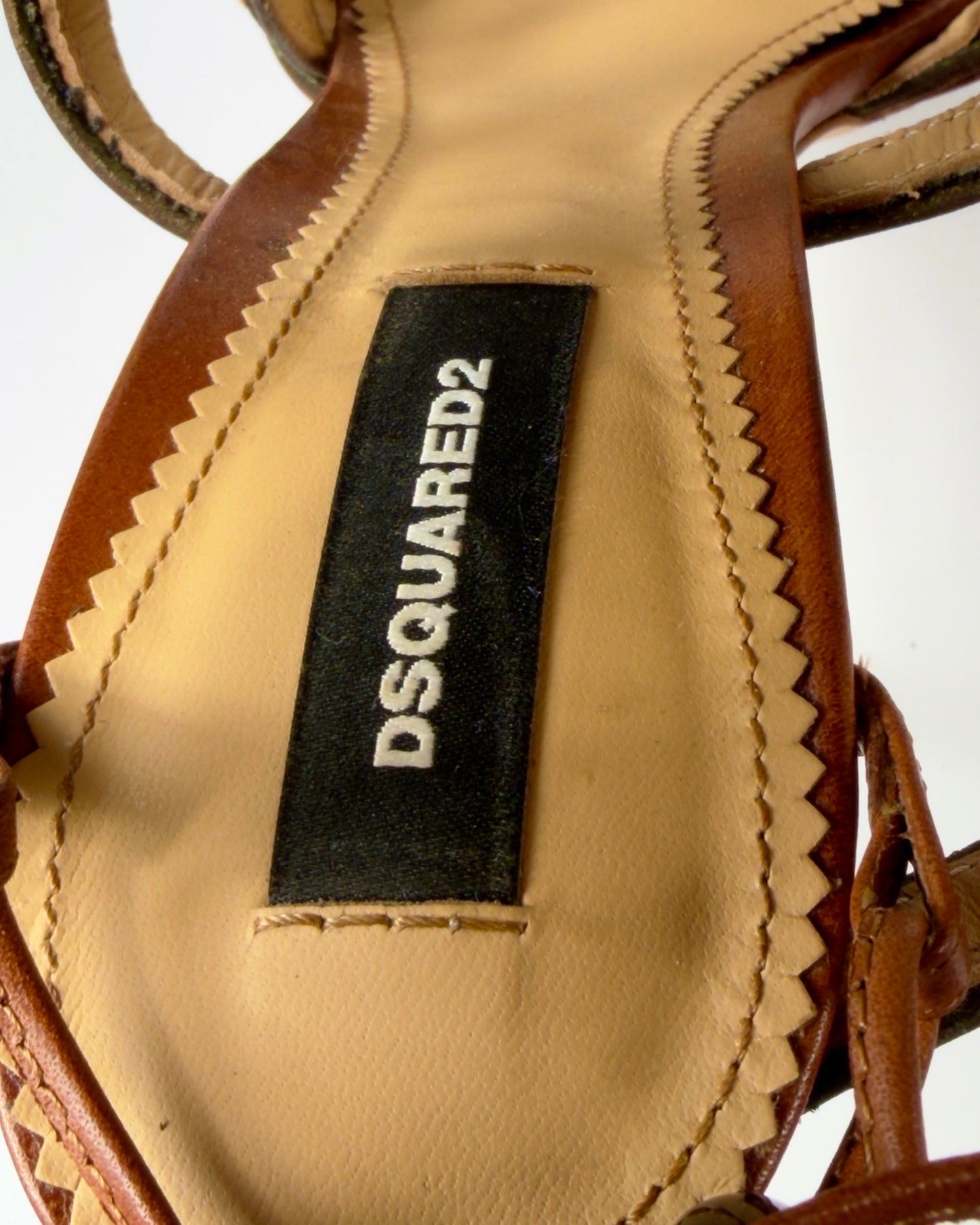 Dsquared FW18 Rodeo Western Heels — 39