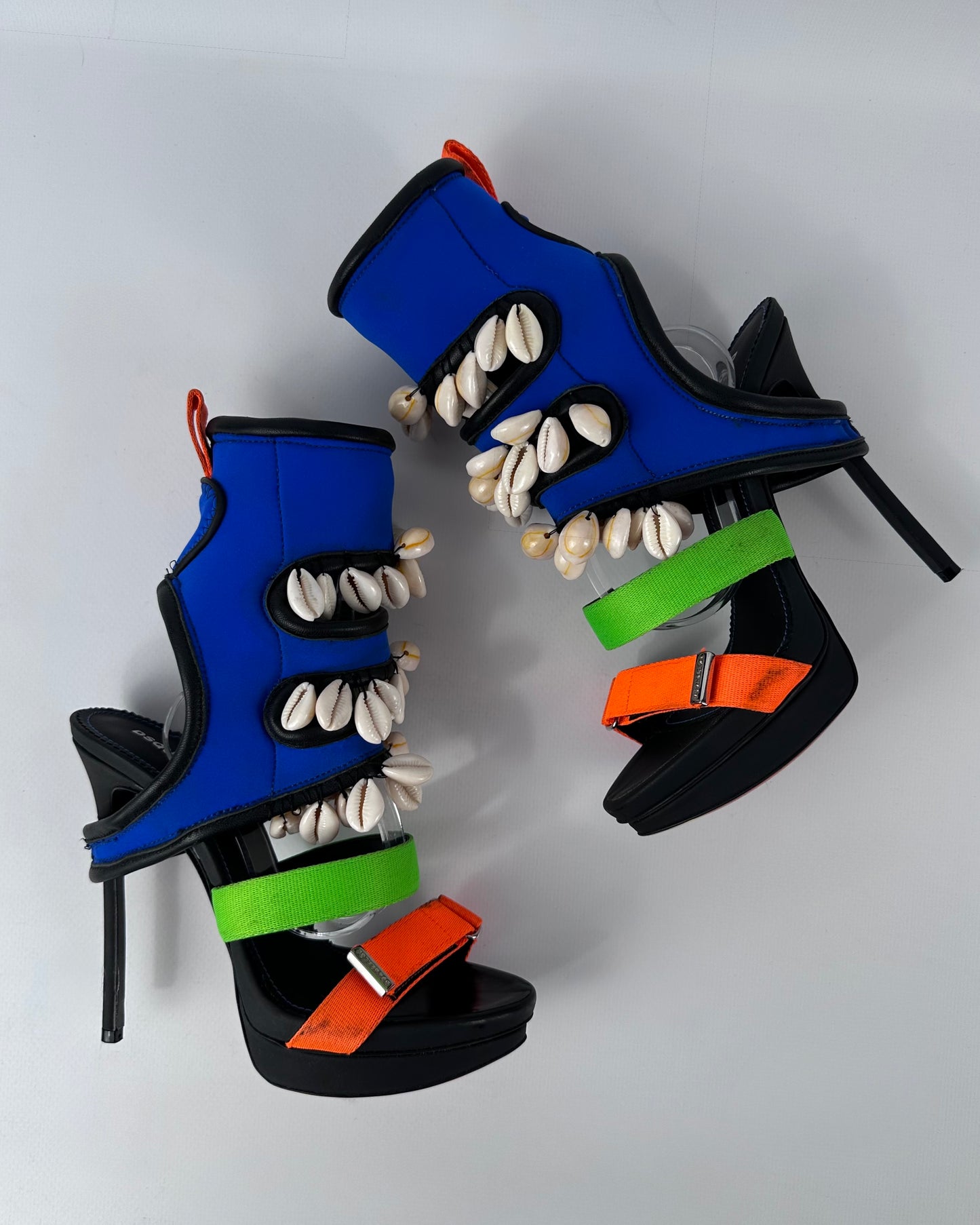 Dsquared Spring 2016 “Surfer’s Paradise” Seashell Heels — 38