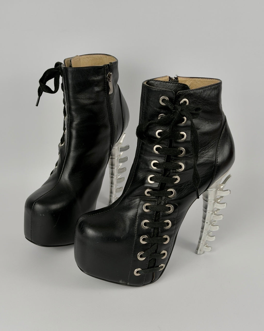 Gianmarco Lorenzi Spine Heel Boots — 40
