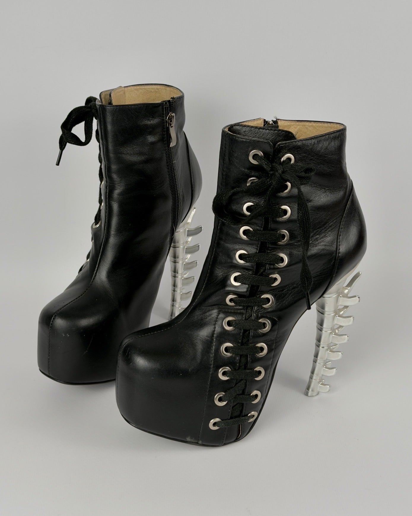 Gianmarco Lorenzi Spine Heel Boots — 40