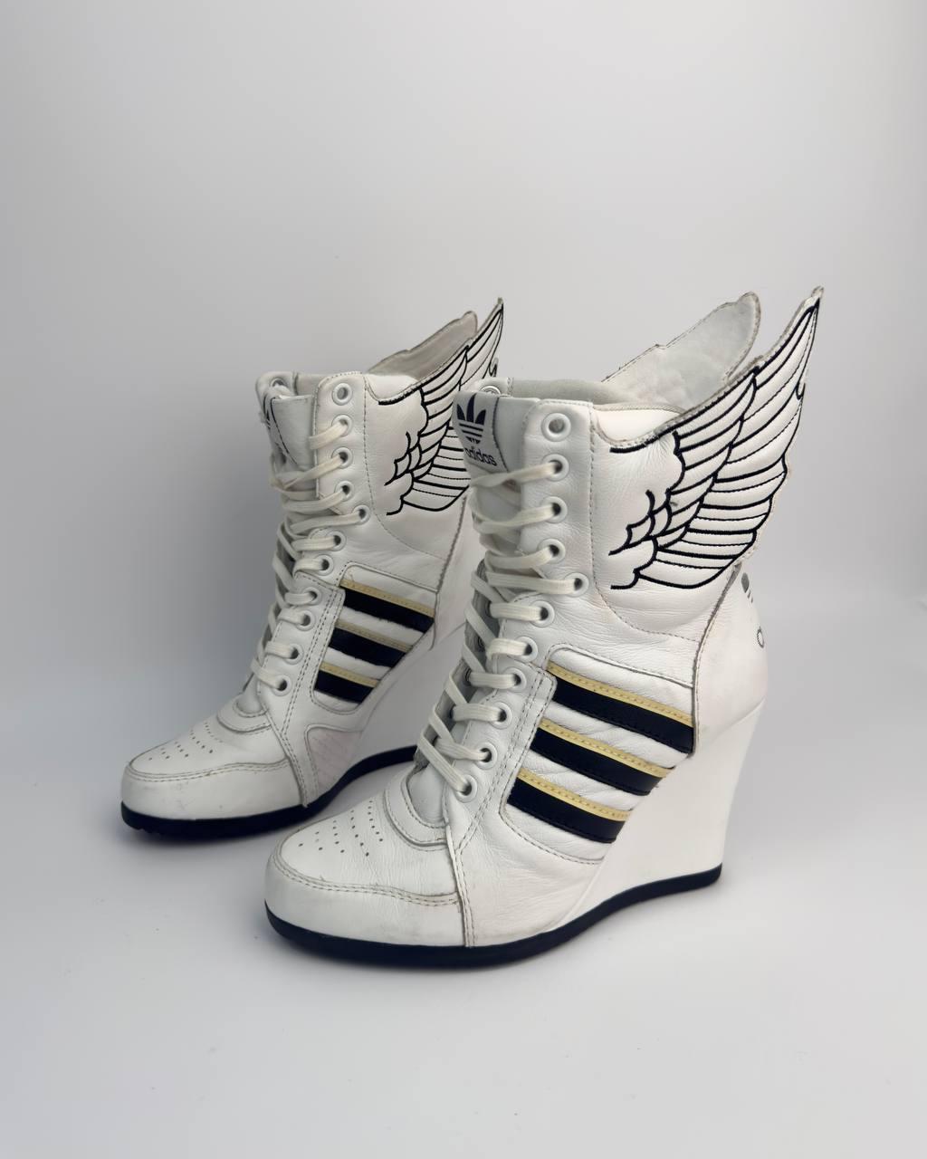 Adidas x Jeremy Scott Wing Wedge Boots — 36.5/37 US6