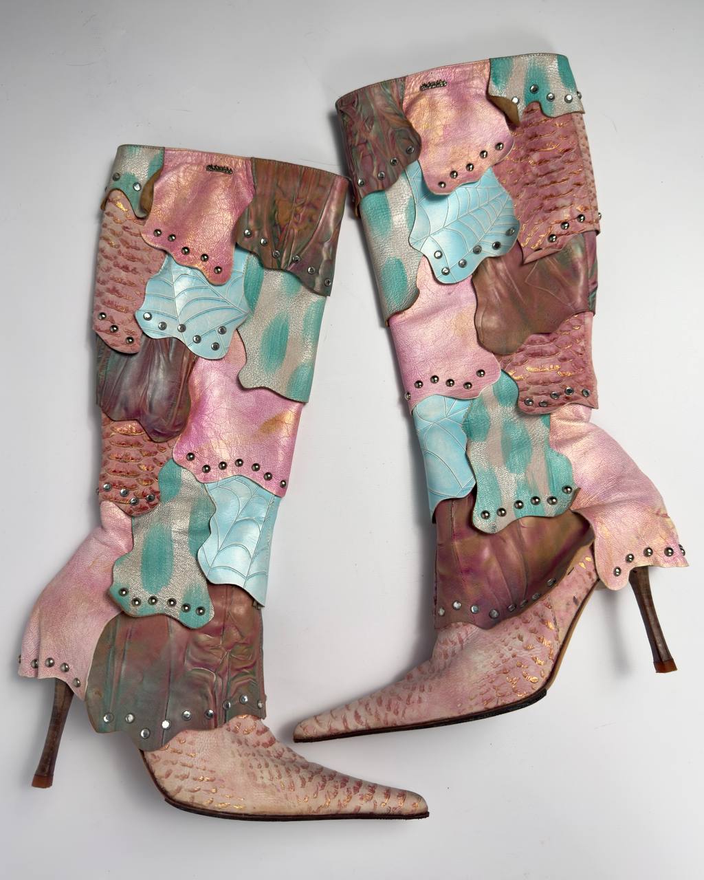El Dantes Rare Vintage Exotic Leather Boots — 40/41
