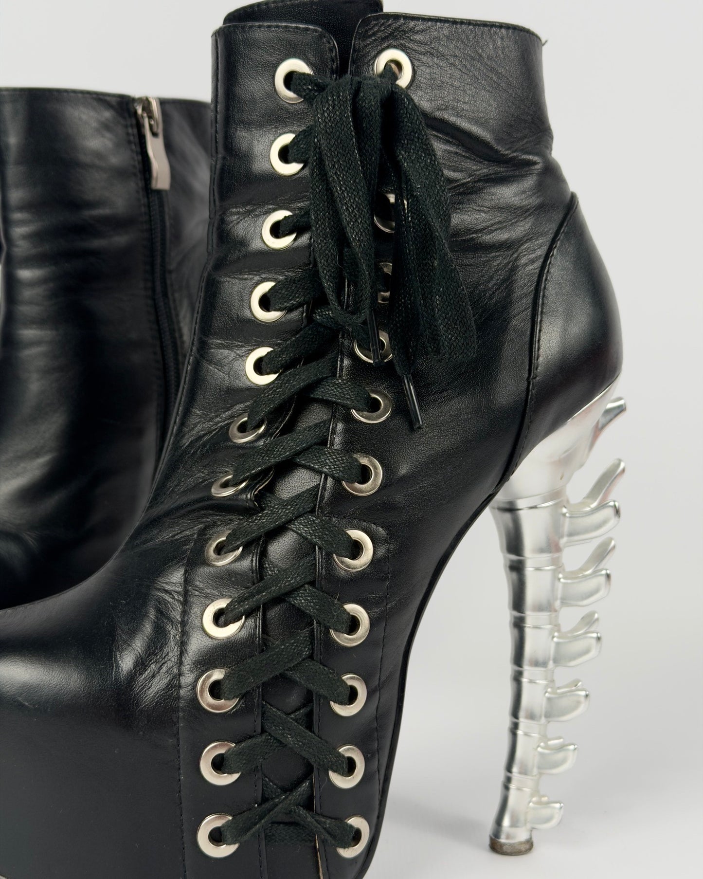Gianmarco Lorenzi Spine Heel Boots — 36