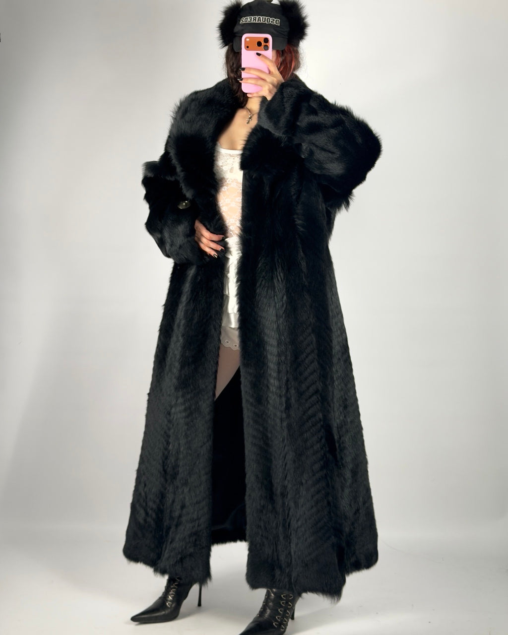 Vintage Fur Coat L/XXL