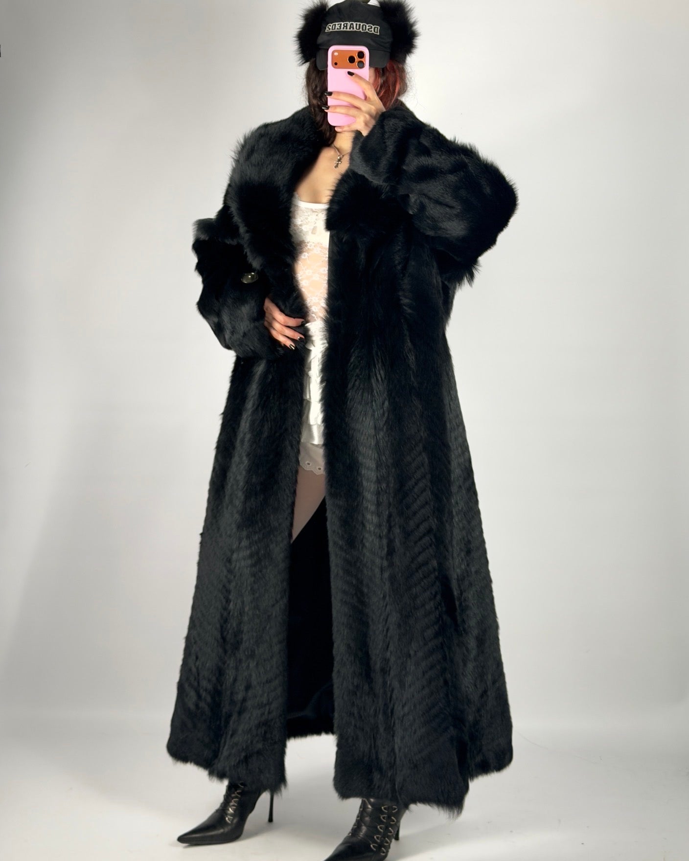 Vintage Fur Coat L/XXL