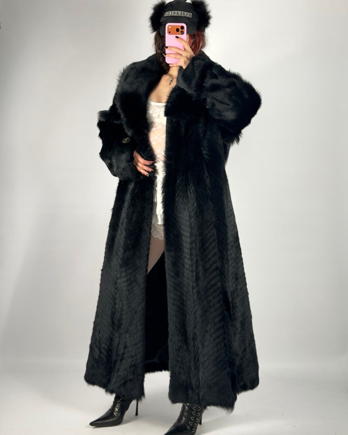 Vintage Fur Coat L/XXL