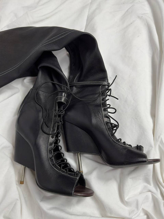 Givenchy S/S 2015 Runway Over The Knee Nunka Boots 37/38