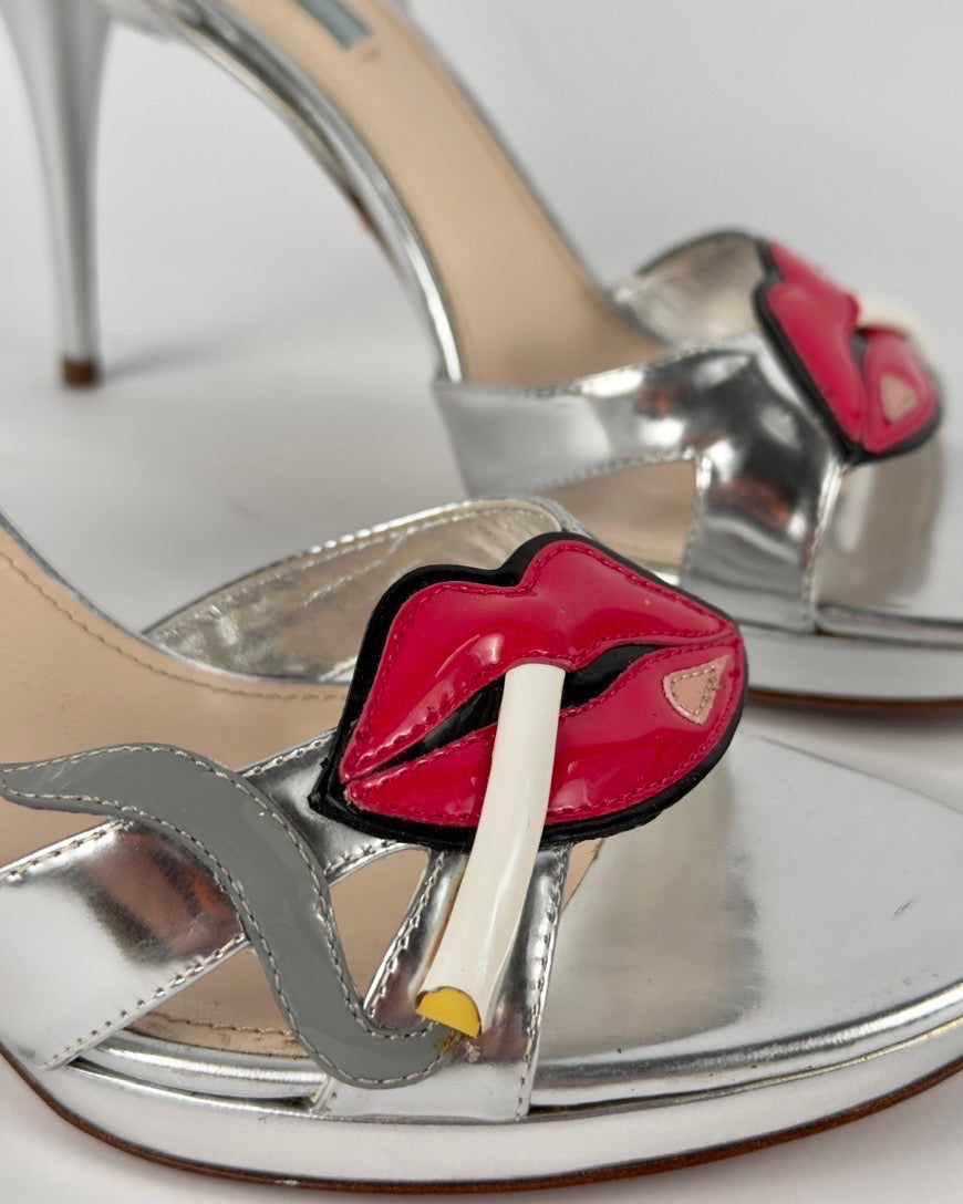 Prada SS12 Smoking Lips Heels — 40.5