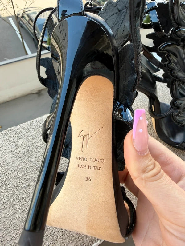 Giuseppe Zanotti Cruel Summer Wing Alien Heels — 36