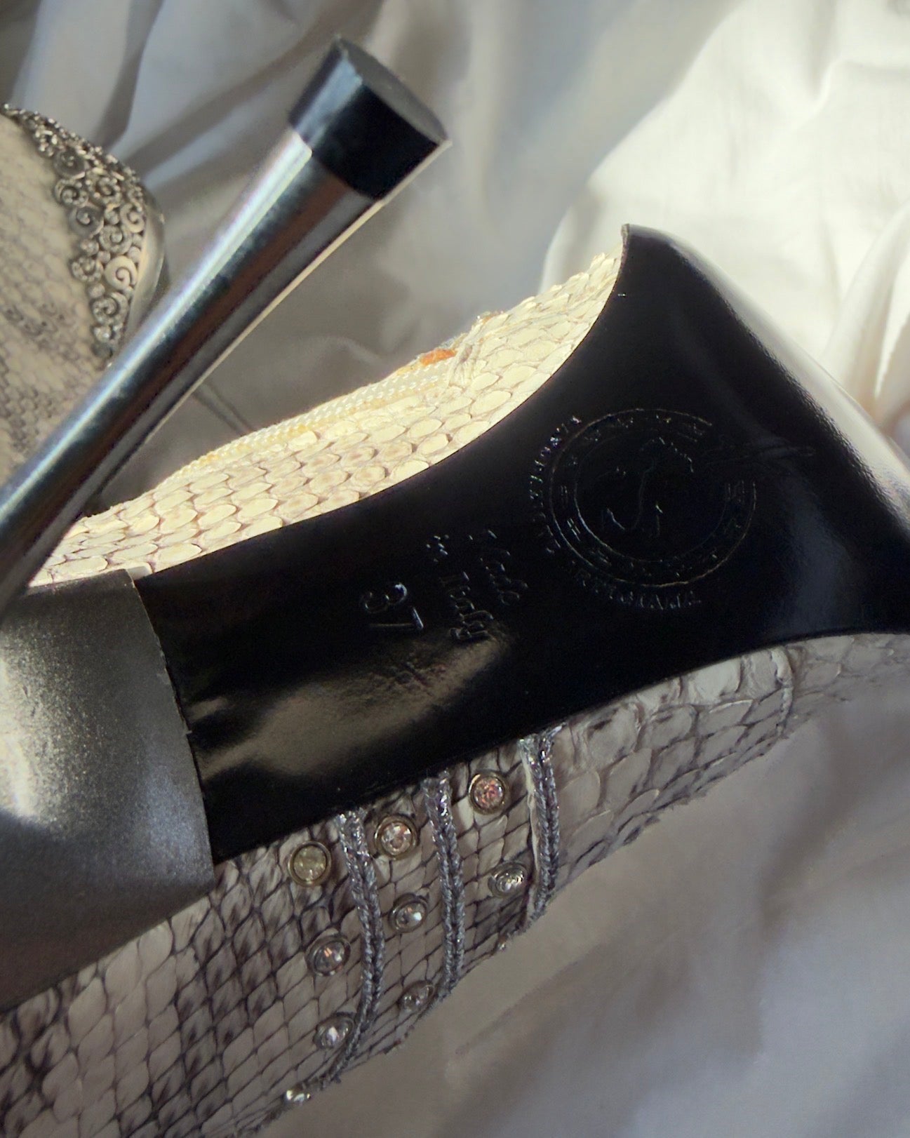 Hamlet Couture Italian Python Boots