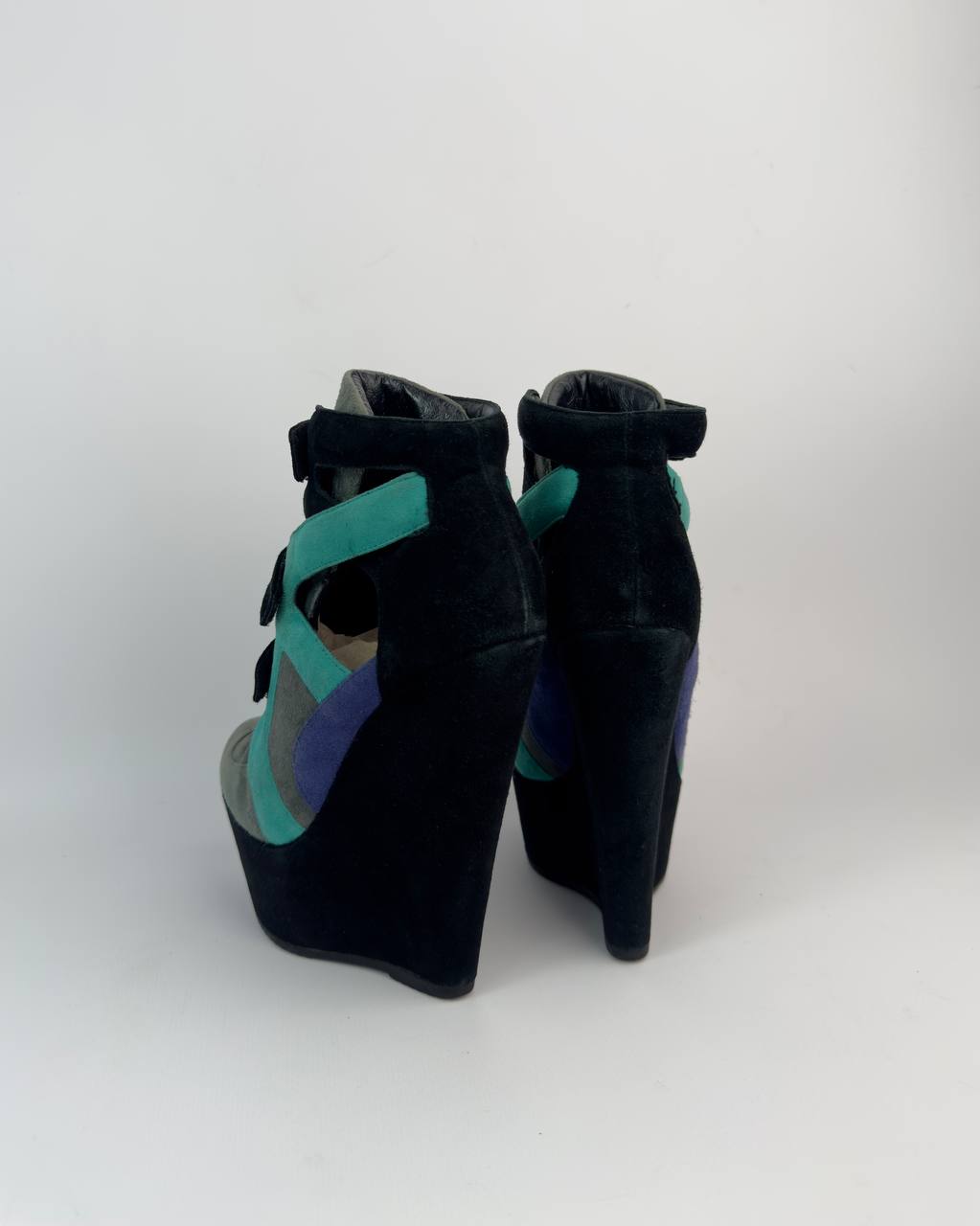Casadei Vintage Wedge Boots — 36/36.5