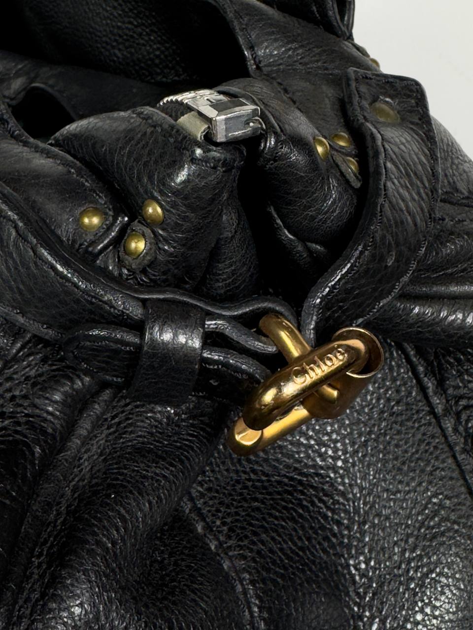 Chloe 2000s Paddington Lock Leather Bag