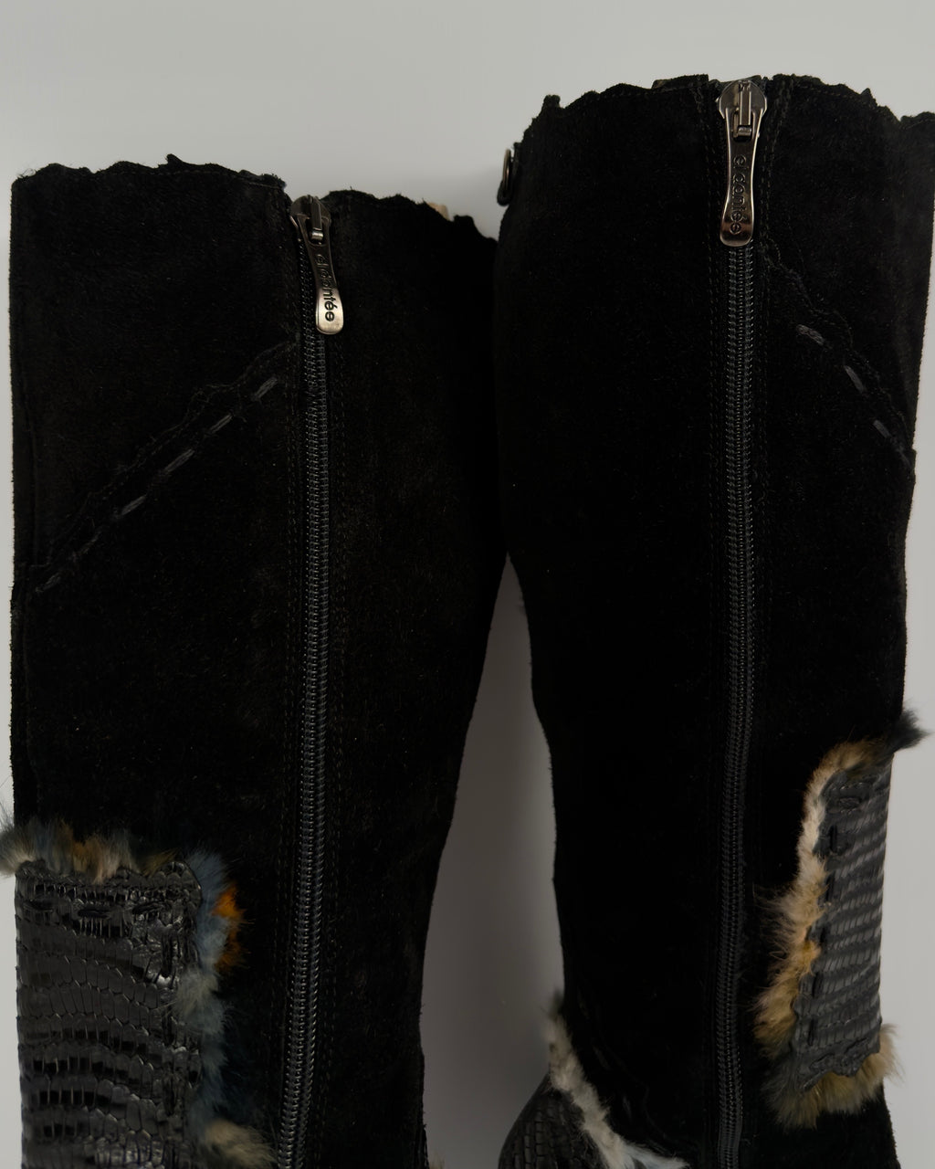 El Dante’s Couture Vintage Cargo Boots — 36