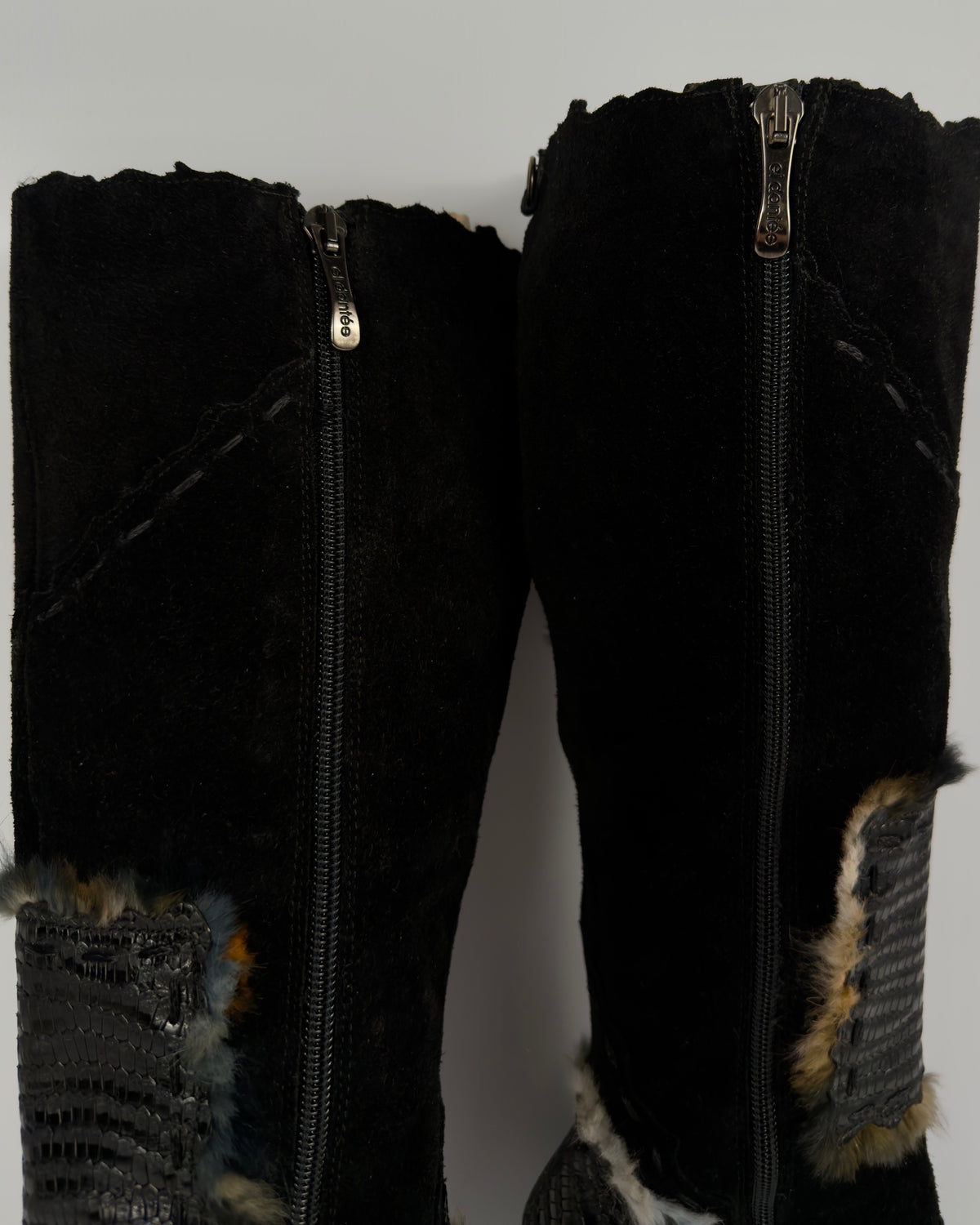 El Dante’s Couture Vintage Cargo Boots — 36