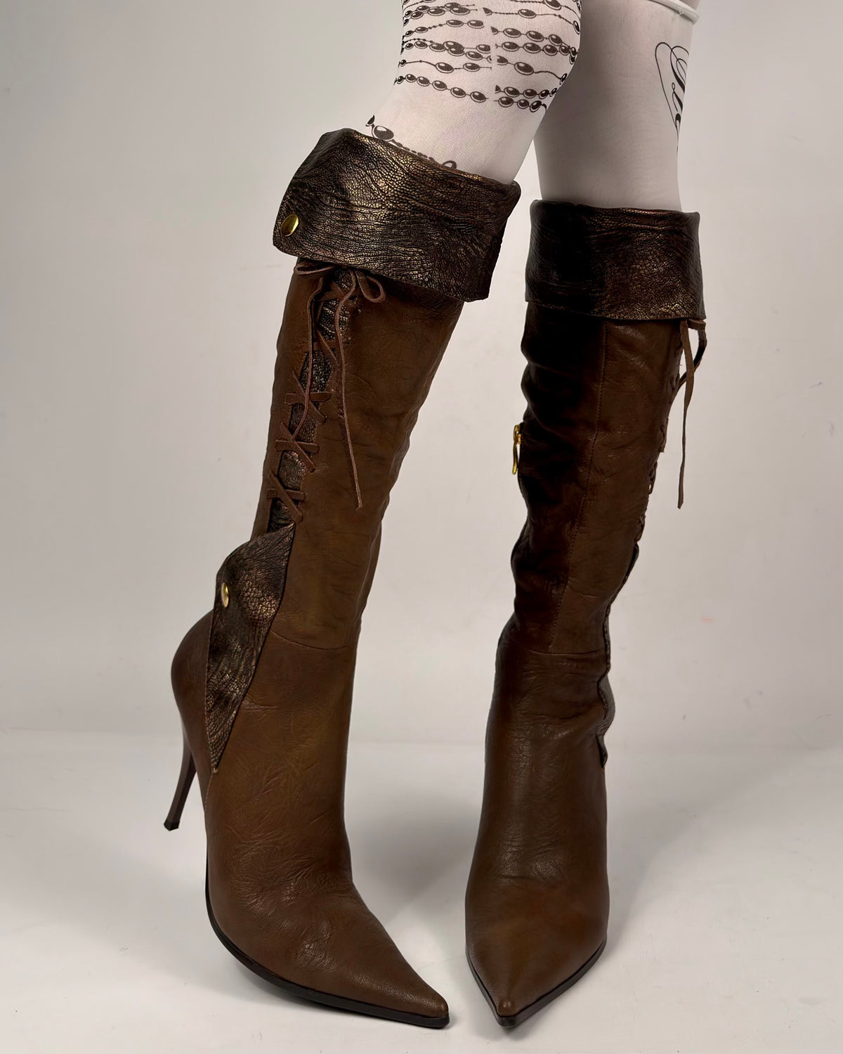 Vintage Leather Boots — 37, 38, 39