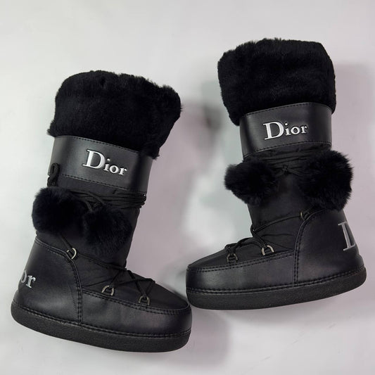 Dior Galliano Vintage Snow Moon Boots