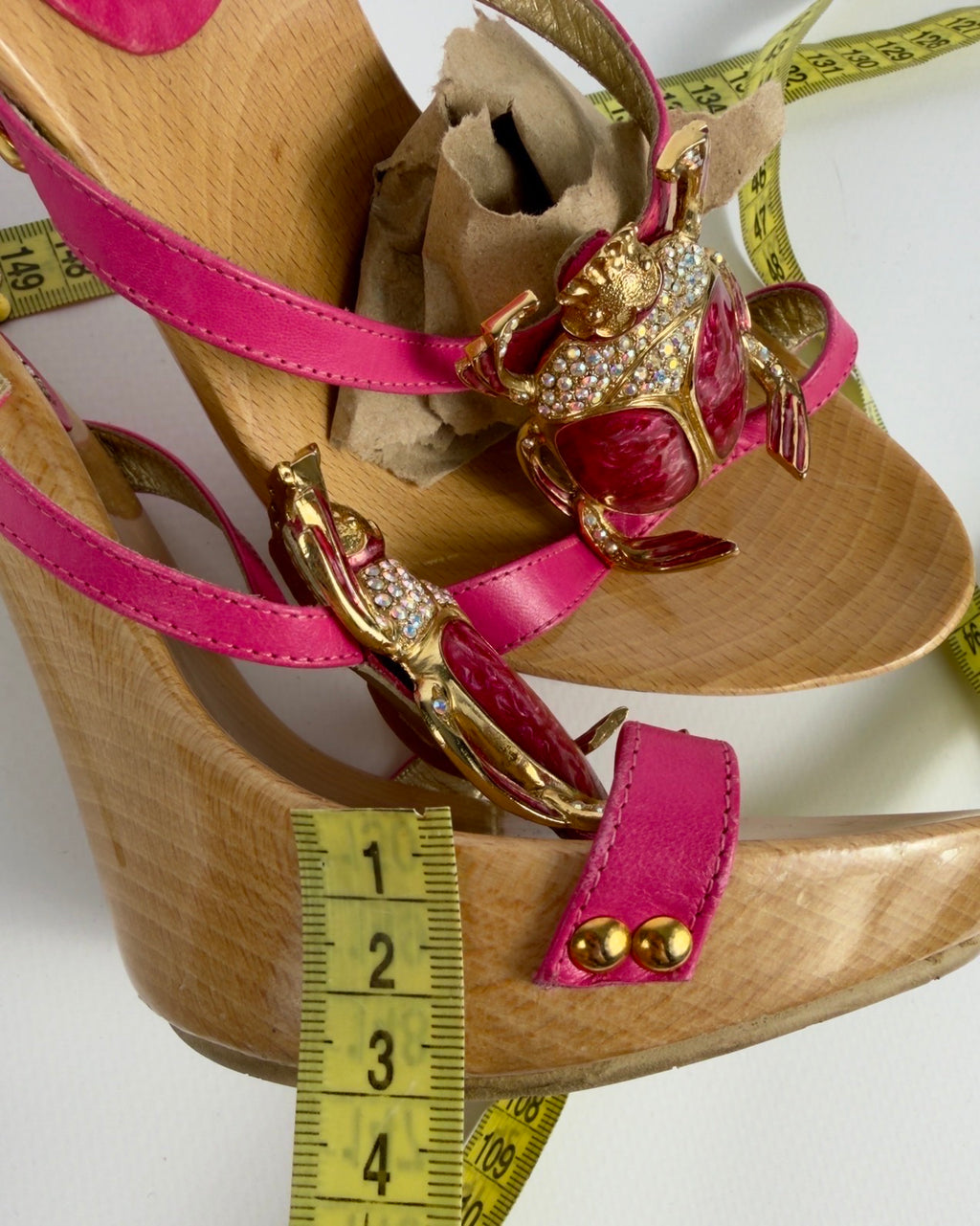 Gianmarco Lorenzi Vintage Beetle Heels — 39