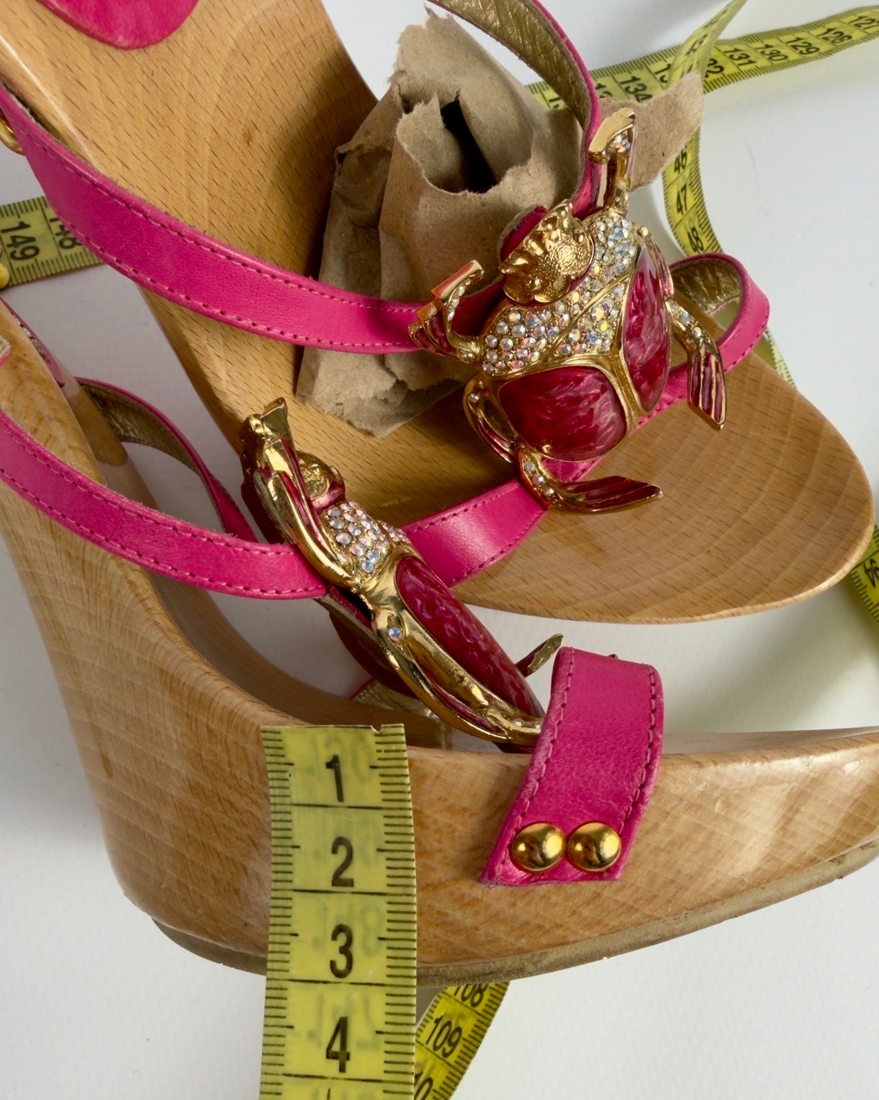 Gianmarco Lorenzi Vintage Beetle Heels — 39
