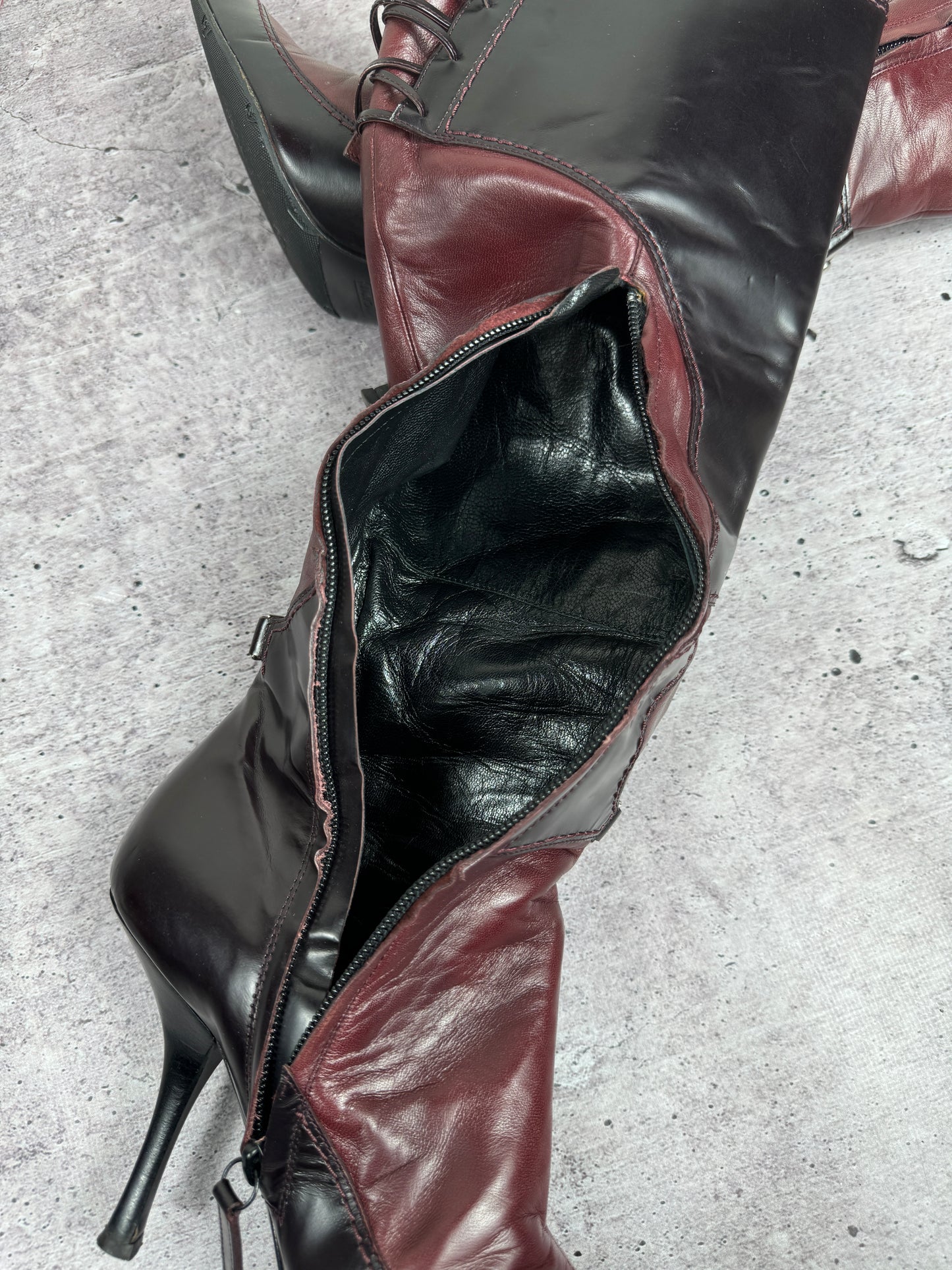 Vicini Vintage Italian Leather Boots 37/37.5