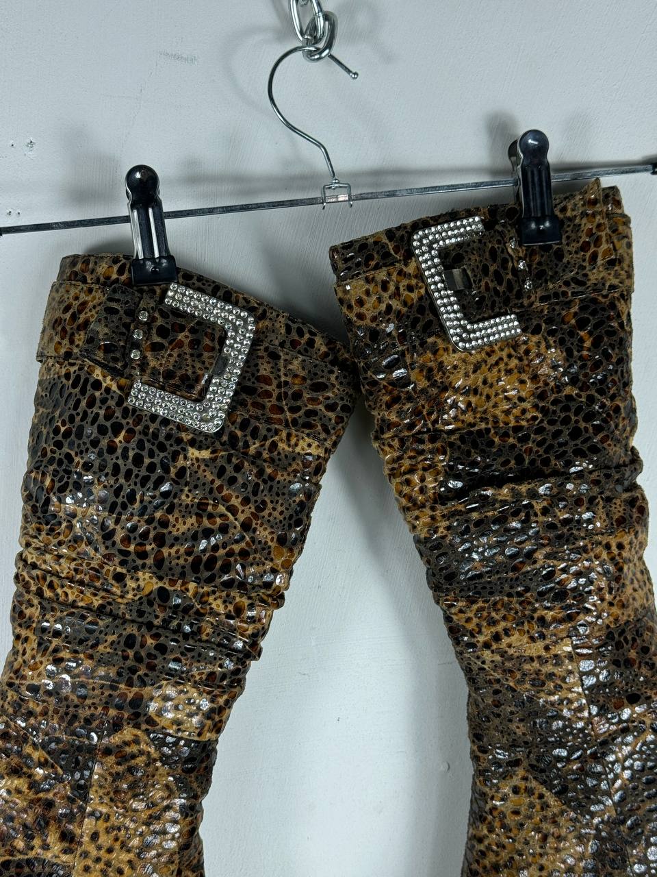 Vintage Wedge Italian Tiger Heels 36/36.5