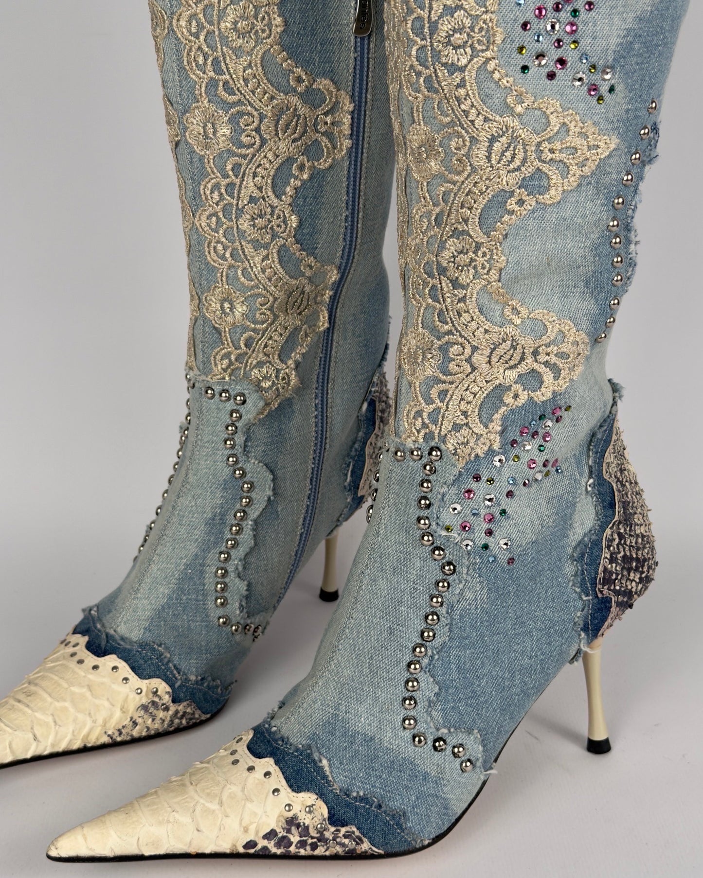 El Dante’s Couture Vintage Boots — 38