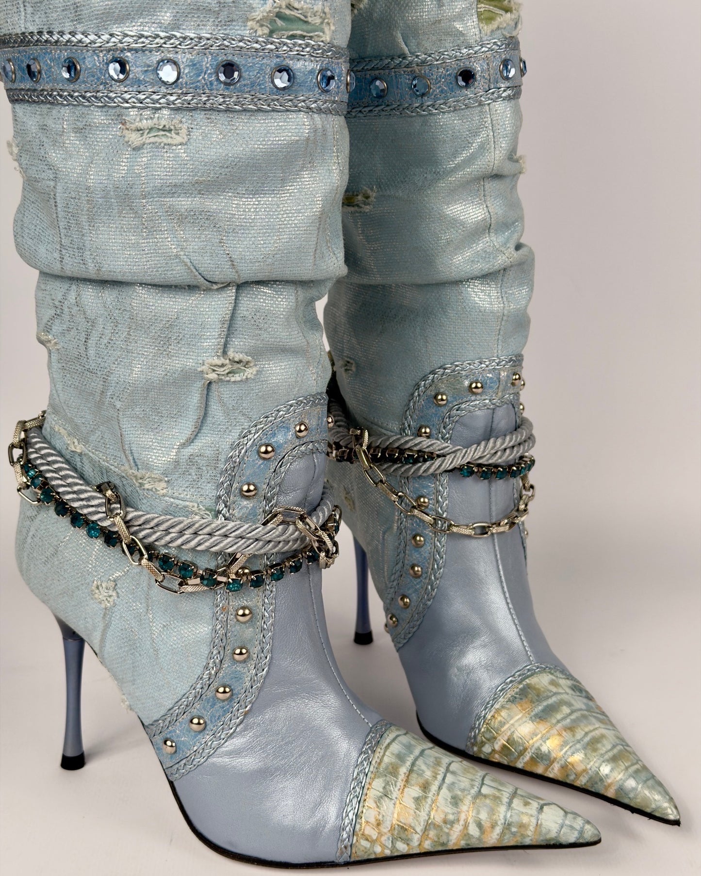 El Dante’s Couture Vintage Cowboy Boots — 36