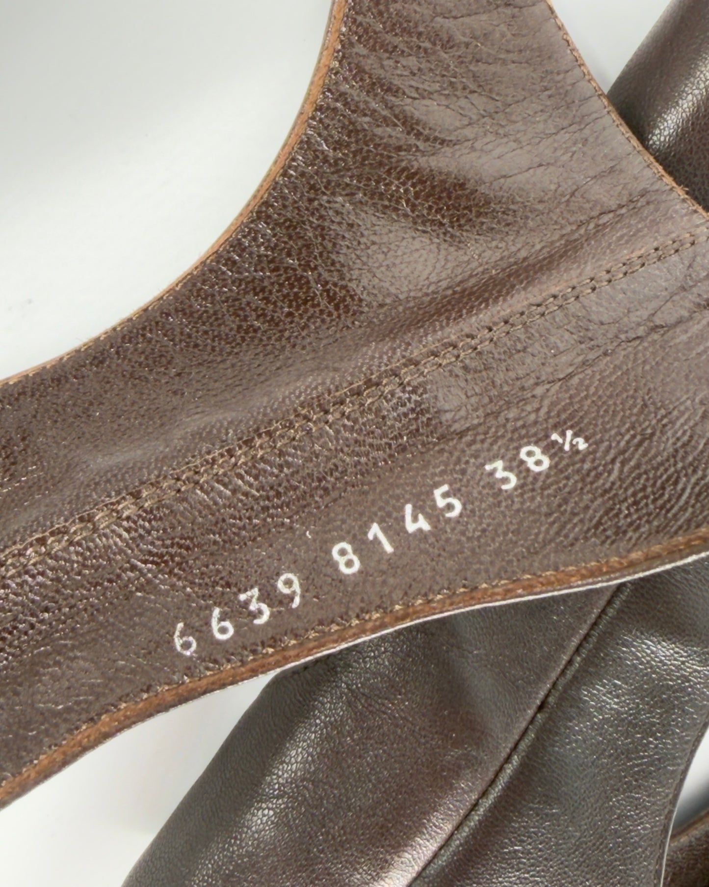 Sergio Rossi Seashells Gladiator Cut Out Boots — 38/38.5