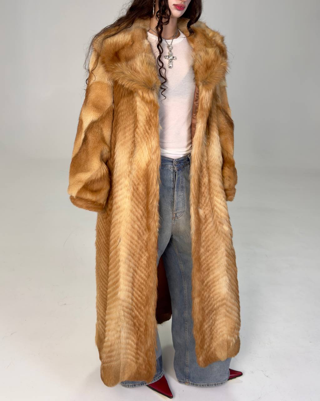 Vintage Long Fur Coat