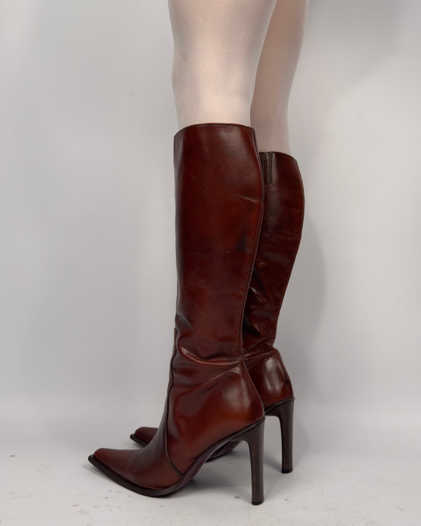 Vintage Italian Leather Boots — 40.5/41