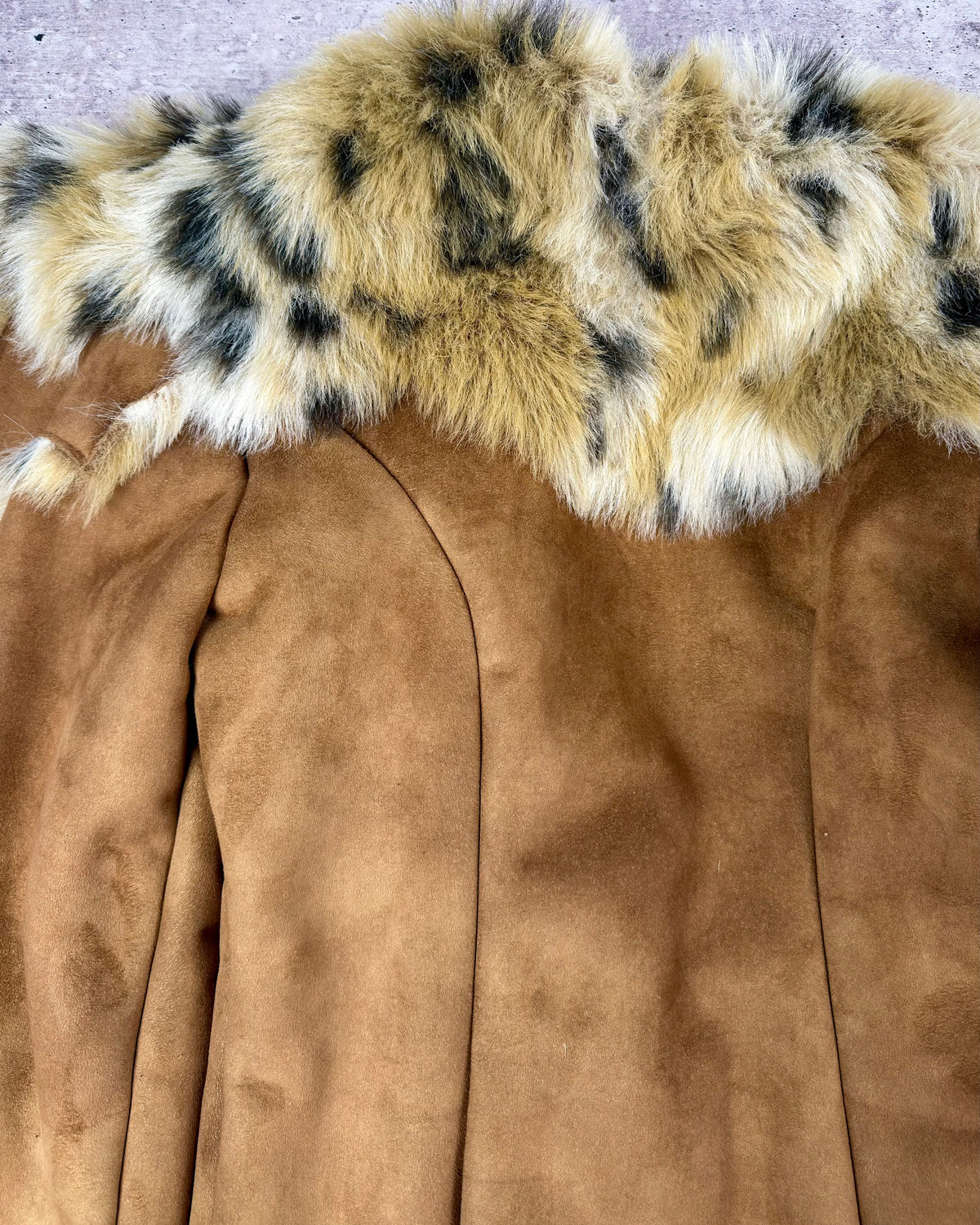 Vintage Faux Fur Jacket — S/M