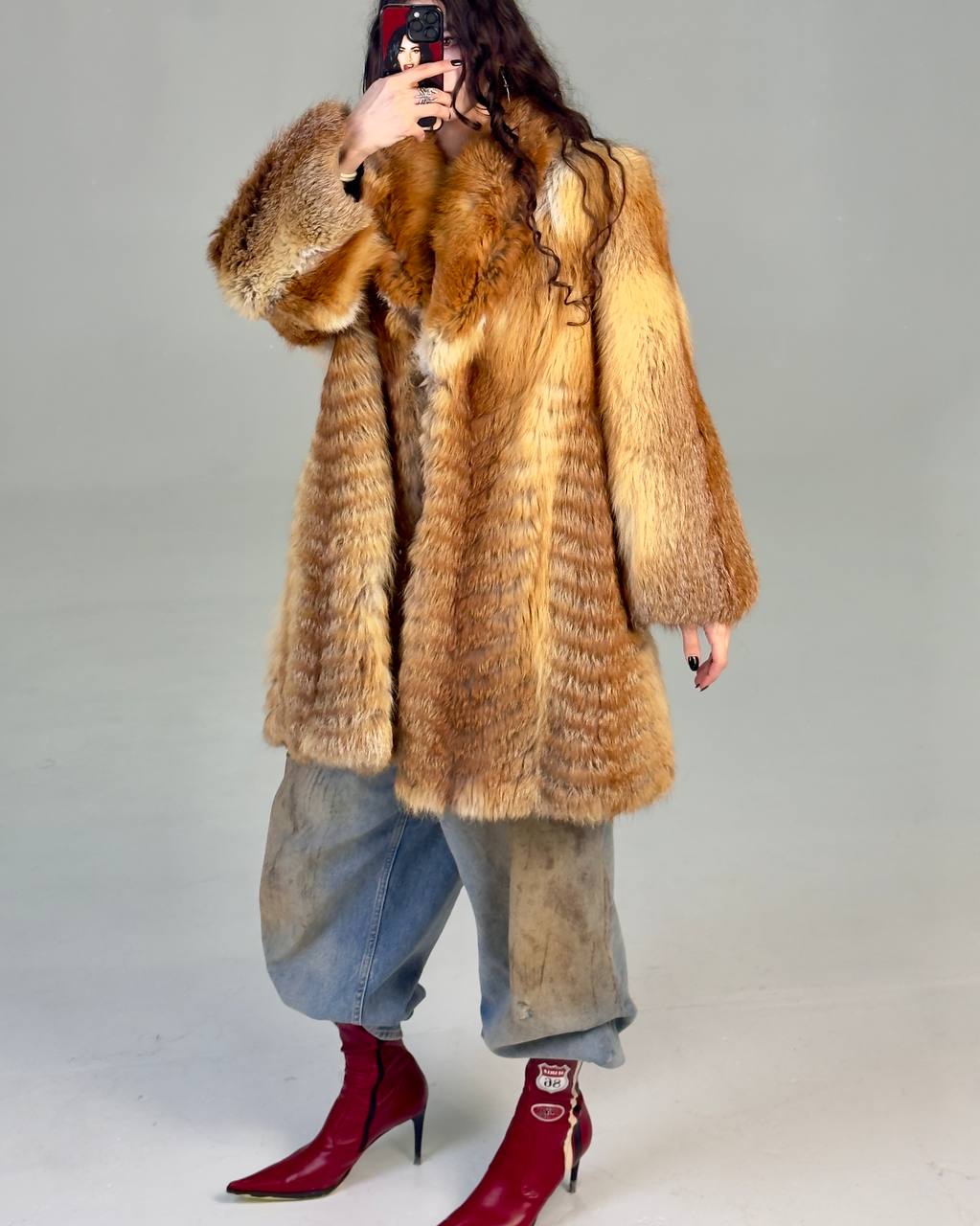 Vintage Fox Fur Coat