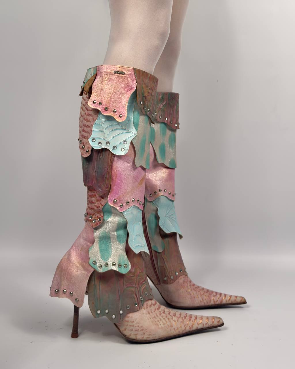 El Dantes Rare Vintage Exotic Leather Boots — 40/41