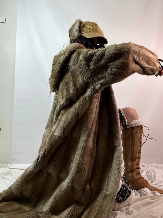 Vintage Long Fur Coat
