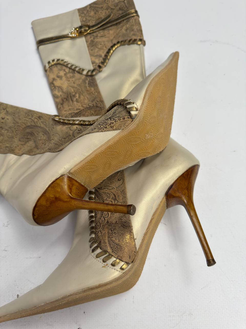 Vintage Leather Boots — 36.5/37.5