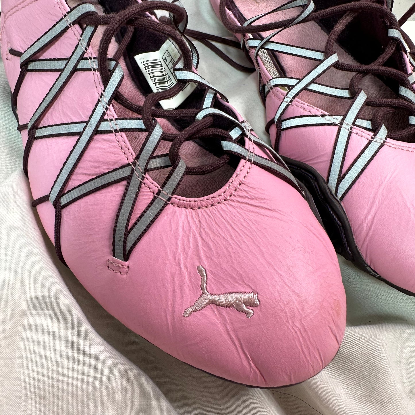 Puma Vintage Wrap Lace Up Ballet Flats
