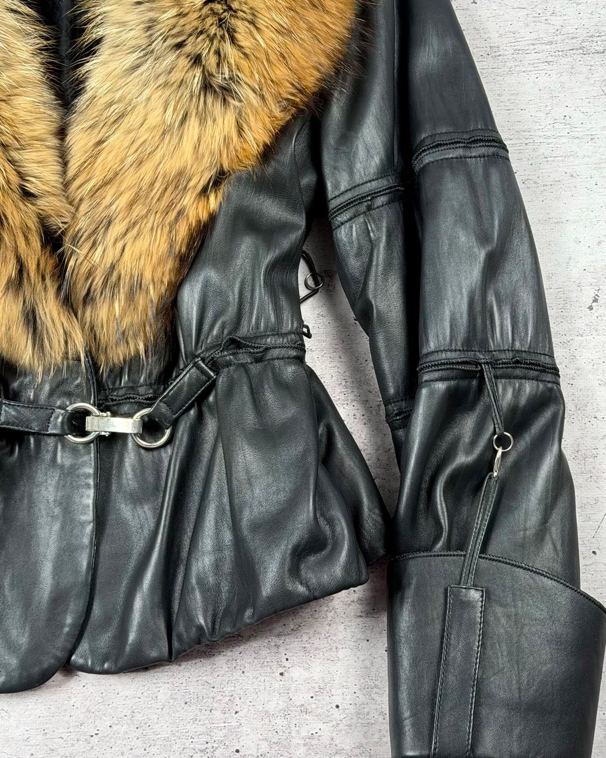 Vintage Leather Jacket — S/M