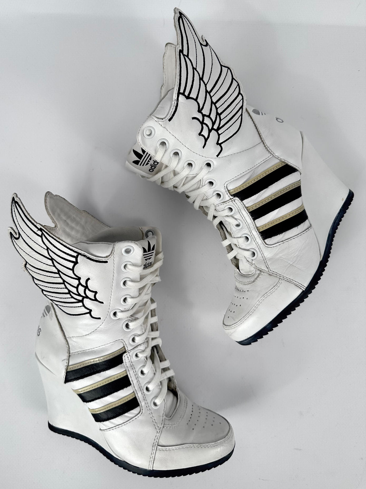Adidas x Jeremy Scott Wing Wedge Boots — 36 US5