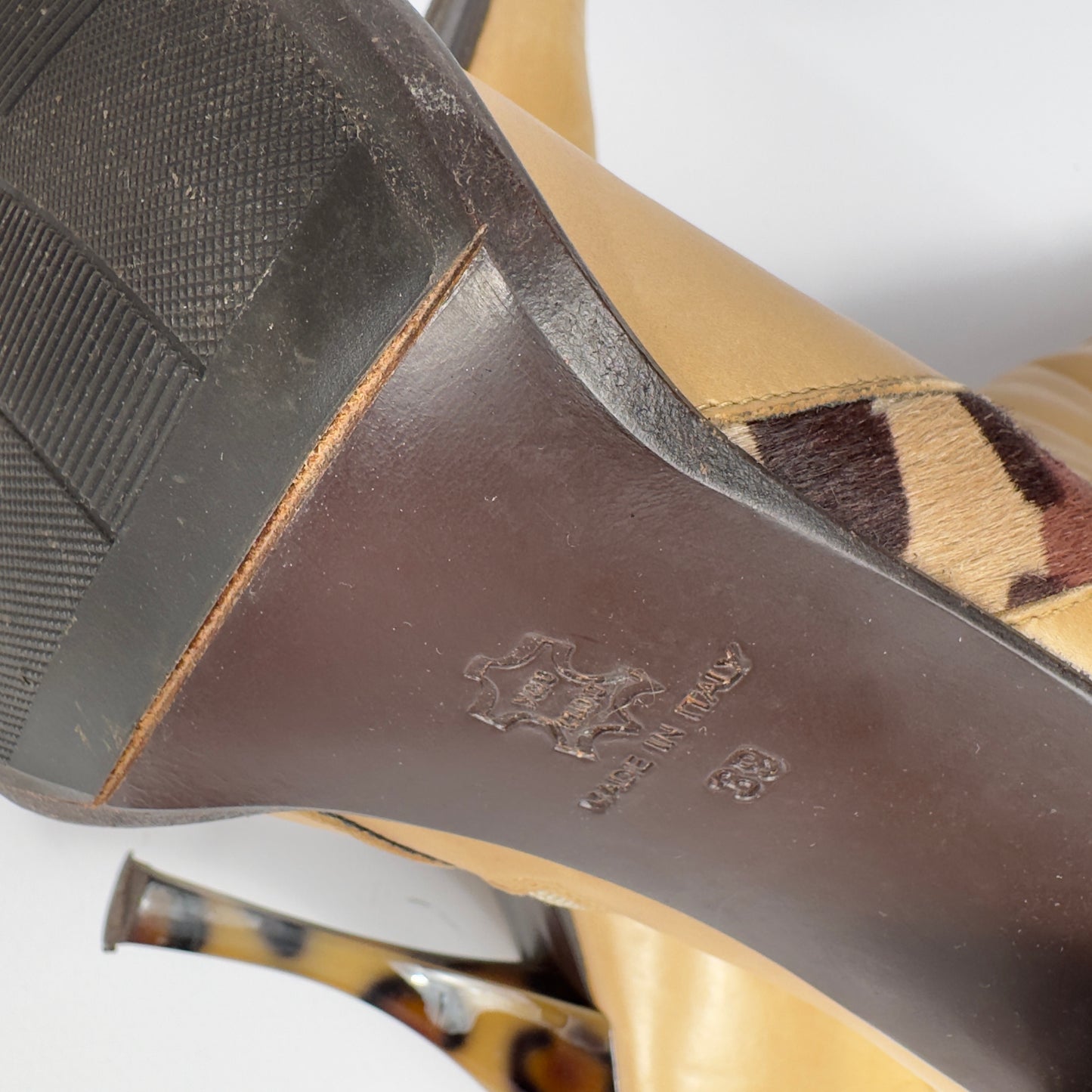 Gianmarco Lorenzi Vintage Leather Boots — 38/39