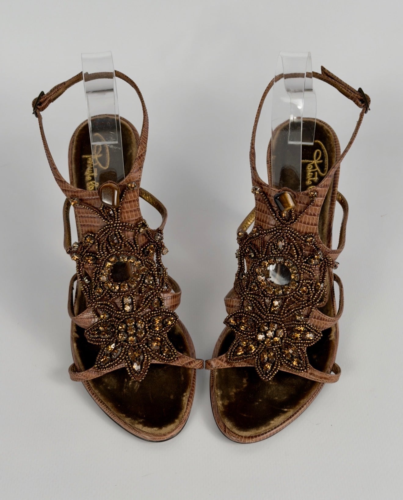 Roberto Cavalli Vintage Beaded Heels — 41