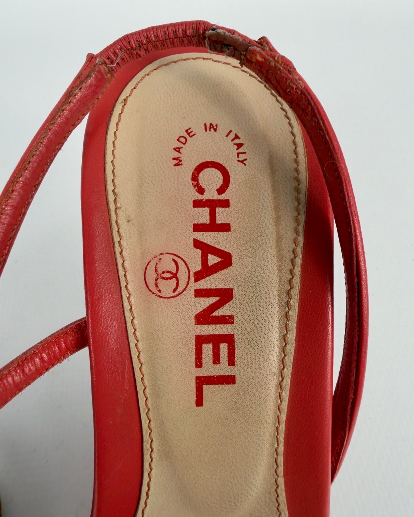 Chanel S/S 2004 by Karl Lagerfeld Vintage Ladybug Heels — 39