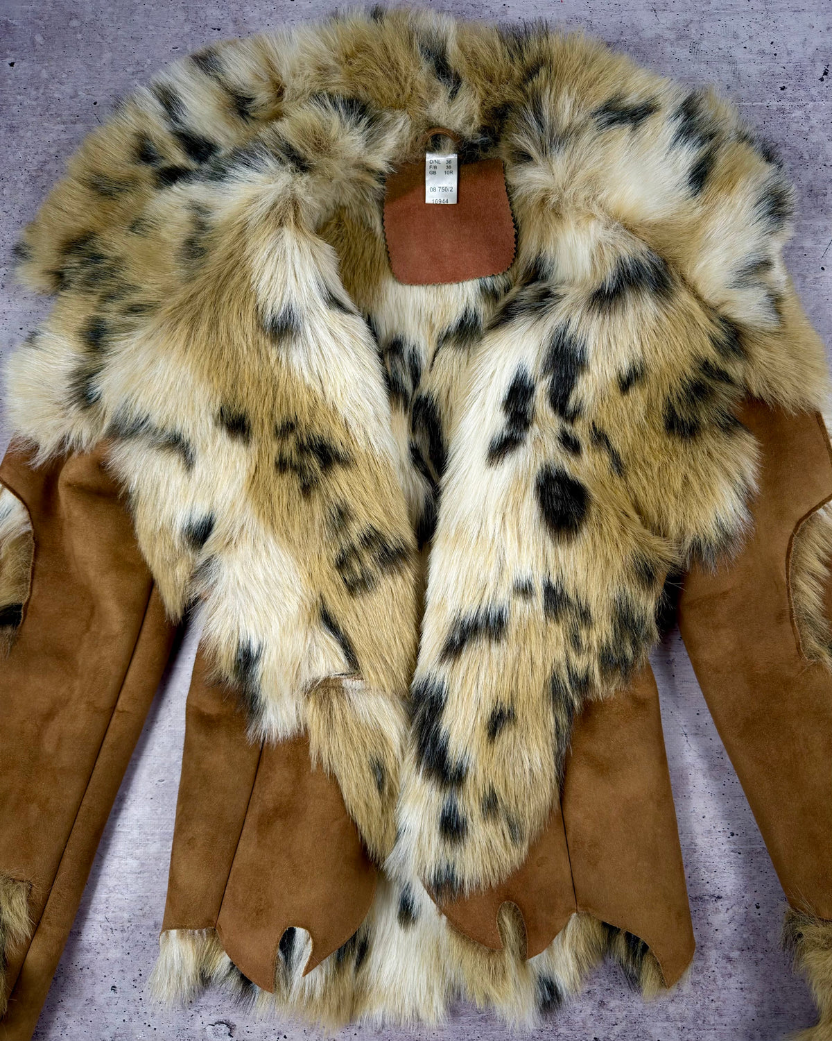 Vintage Faux Fur Jacket — S/M