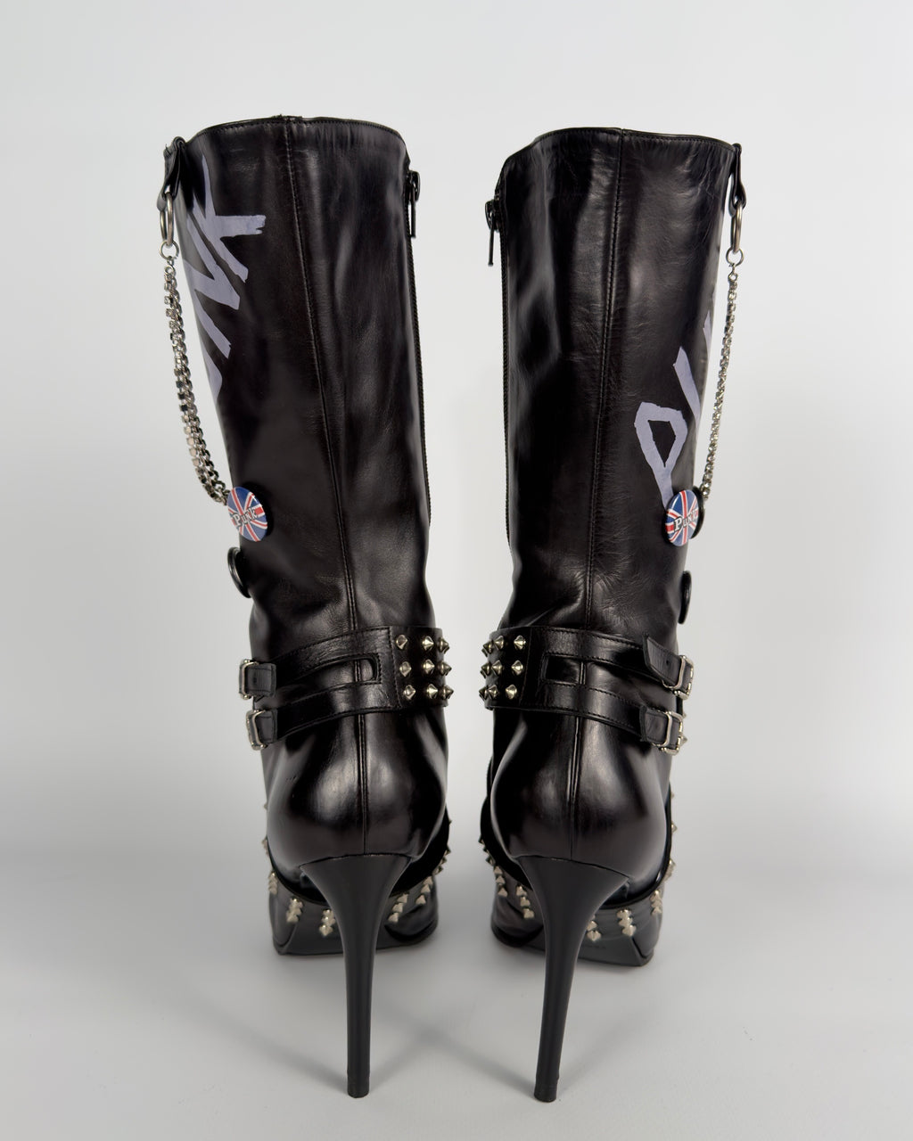 Le Silla Vintage Punk Boots — 40