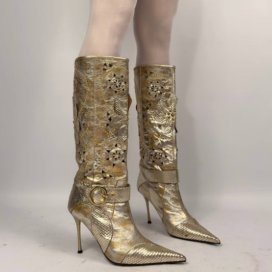 El Dante’s Vintage Leather Boots — 38/38