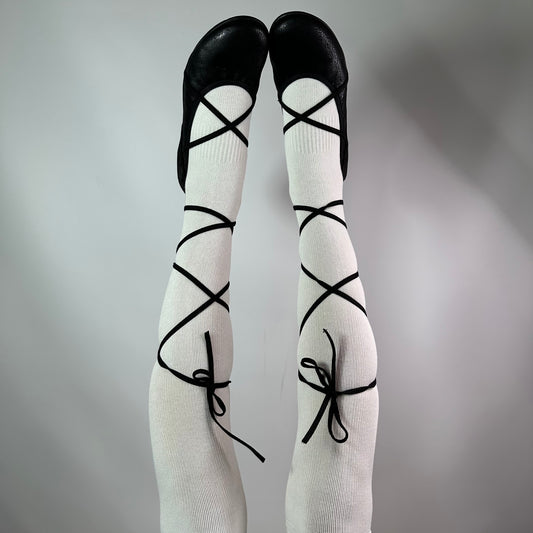 Vintage Catwalk Wrap Ballerina Flats