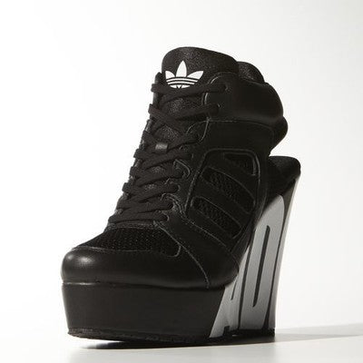 Adidas Jeremy Scott Rare Wedge Sneaker Heels Streetball Platform — 37/38