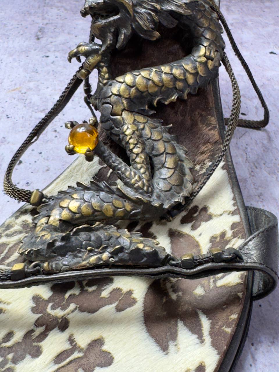 Giuseppe Zanotti Vintage Dragon Heels Rare 39