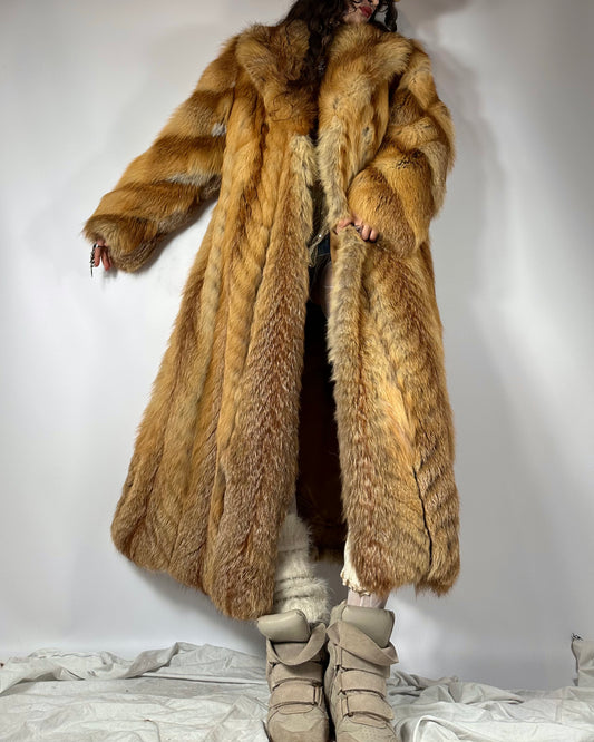 Vintage Maxi Fox Fur Coat