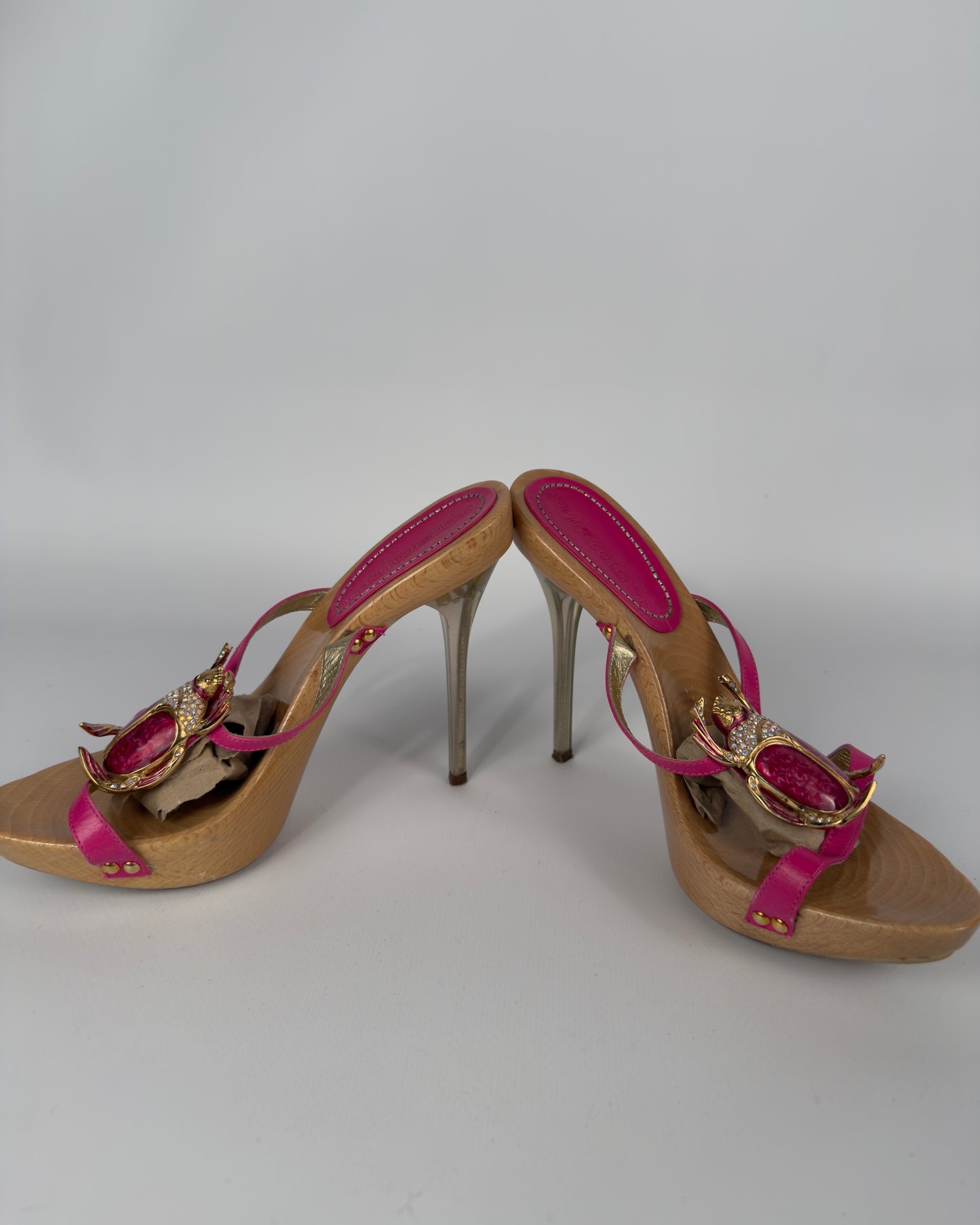 Gianmarco Lorenzi Vintage Beetle Heels — 39