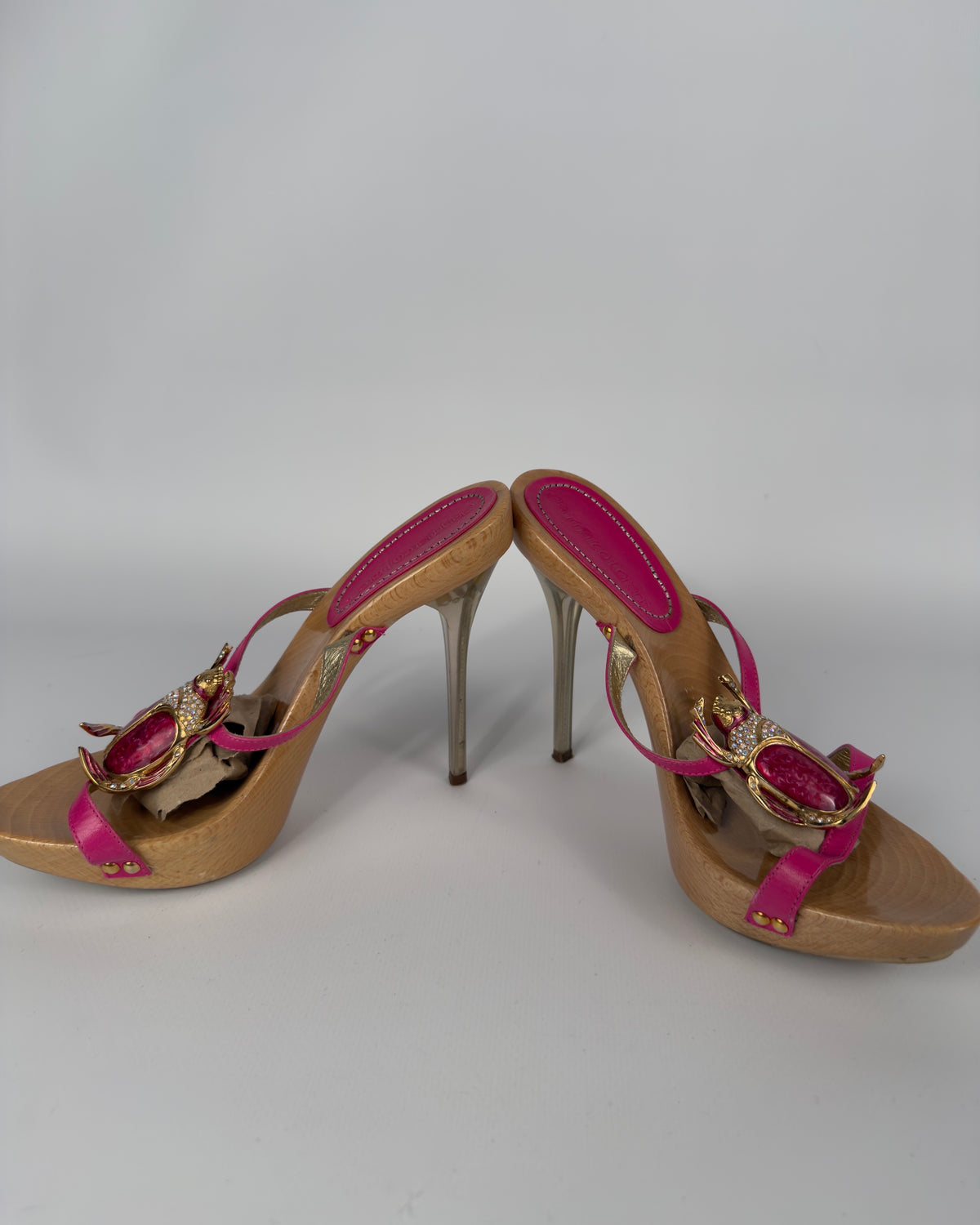 Gianmarco Lorenzi Vintage Beetle Heels — 39