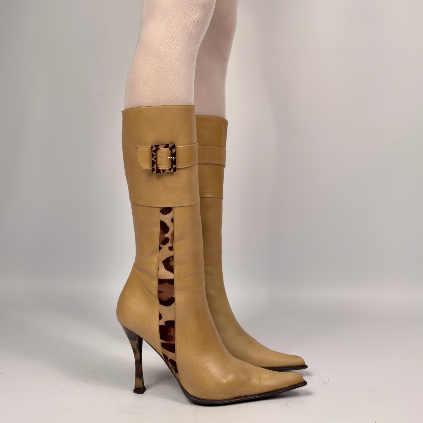 Gianmarco Lorenzi Vintage Leather Boots — 38/39